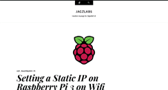 Desktop Screenshot of jagzlabs.com