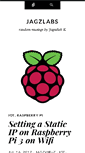Mobile Screenshot of jagzlabs.com