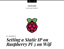 Tablet Screenshot of jagzlabs.com